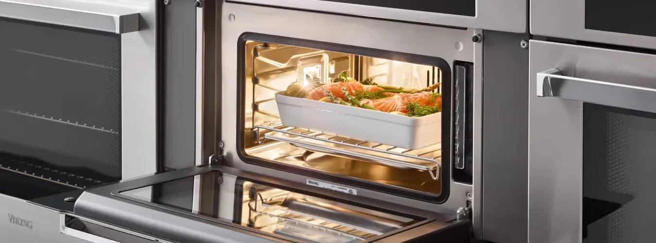 viking-steam-convection-oven-open-food-cooking
